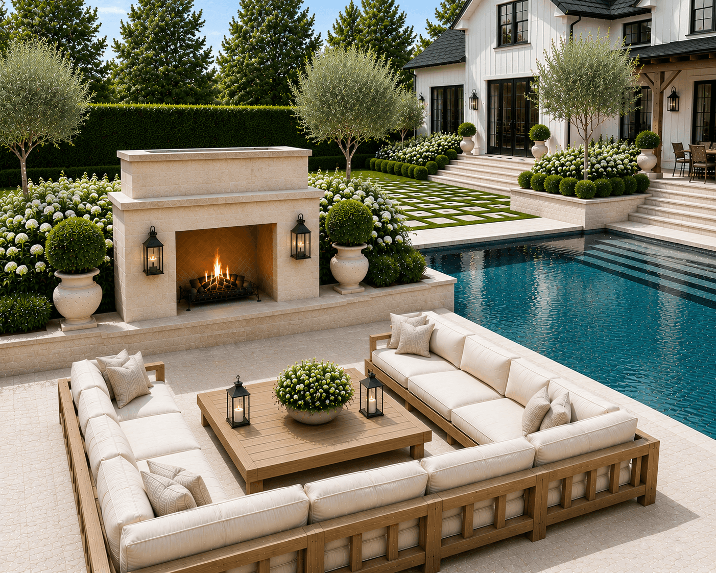 Pool and patio build and design — luxury outdoor living